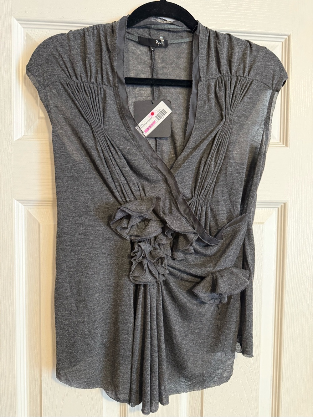 Ryu Charcoal Gray Top